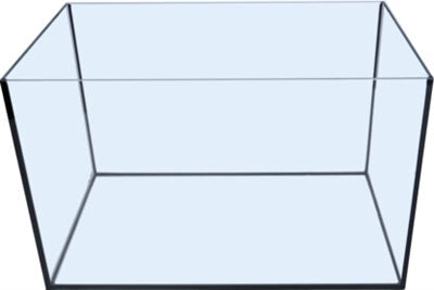 Merkloos Aquarium Met Zwarte Kit