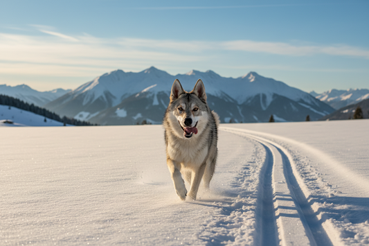 Hond rent achter deelnemers aan bij finish langlaufen: 'Bang dat hij zou bijten'