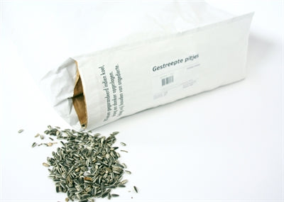 Zonnebloempitten Gestreept